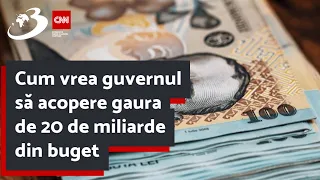 Cum vrea guvernul să acopere gaura de 20 de miliarde din buget