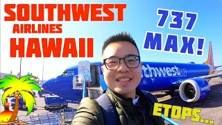 SOUTHWEST AIRLINES BOEING 737 MAX to HAWAII?! OCEAN CROSSING | 737 MAX COCKPIT TOUR! Trip Report