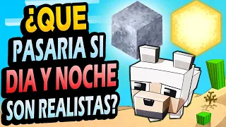 ⏰ ¿Qué Pasaría Si el TIEMPO Fuera Realista en Minecraft?