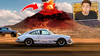 FORZA HORIZON 5 - ENTREI DENTRO de um VULCÃO EM ERUPÇÃO!