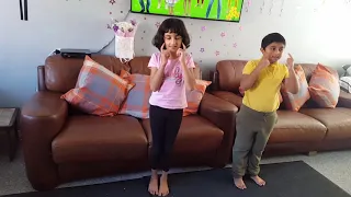 Head shoulders knees and toes song/kids enjoy learning time