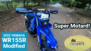 YAMAHA WR155R  2022 Modified Dirt Bike Super Motard!