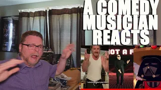 A Comedy Musician Reacts | songs by Tom Cardy, Jake Dewar, & "Weird Al" Yankovic! [REACTION]