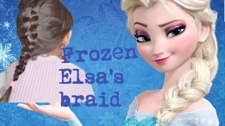 Прическа ЭЛЬЗЫ из мультика Холодное Сердце Frozen inspired Elsa's braid