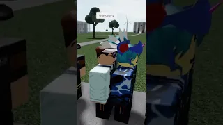 Salty Cadet learns to stand in line #roblox #pinewoodbuilders #shorts