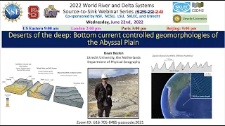 S2S22-24 Deserts of the deep: Bottom current controlled geomorphologies (Daan Beelen, 6/22/22)