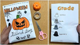 How to Make a blind bag for HALLOWEEN 🎃 blind bag paper tutorial | NEKEN DANA