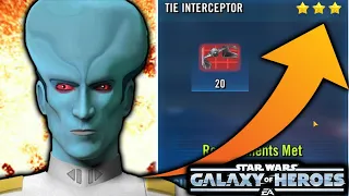 Thrawn Lead is the BEST - EASIEST 3 Star TIE Interceptor Proving Grounds with NO Galactic Legend