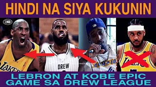 MGA DAHILAN KUNG BAKIT HINDI NA KUKUNIN NG LAKERS SI CARMELO. LeBron-Kobe Drew League game epic.