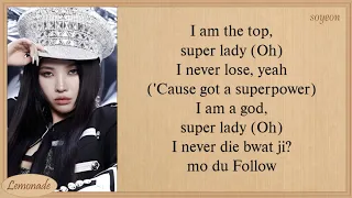 (G)I-DLE Super Lady Easy Lyrics