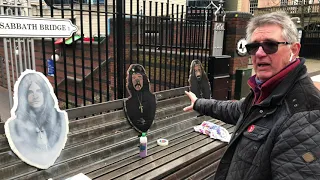 Black Sabbath's 'heavy metal' bench cleaned ready for the end of lockdown