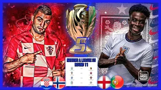 NATIONS A LEAGUE S5R11 #efootball #pes #ronaldo #messi #portugal #england #croatia #norway