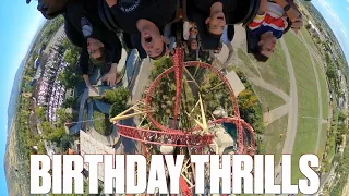 TERRIFYING 20TH BIRTHDAY CELEBRATION | CELEBRATING OUR DAUGHTER'S BIRTHDAY ON INSANE ROLLER COASTERS