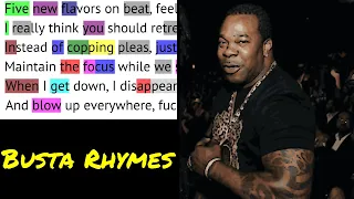 Busta Rhymes on "Flava in Ya Ear (Remix)" (Verse 5) | Rhymes Highlighted