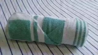 The Easiest Way To Fold (Roll) a Bath Towel