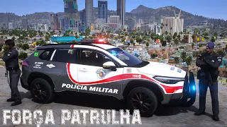 FORÇA PATRULHA EM ACOMPANHAMENTO NO GTA 5