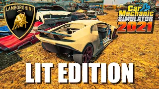 LAMBORGHINI LIT EDITION restoration - Car Mechanic Simulator 2021