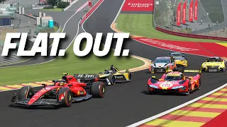 Which Race Cars Can Take EAU ROUGE FLAT Out?