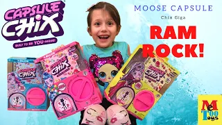 Игрушечный набор сюрприз Moose Capsule Chix Giga Ram Rock с куклой