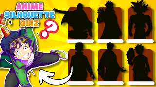 Can you Guess The Anime characters? Anime Silhouette Quiz 🏆