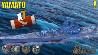 Yamato 7 Kills & 158k Damage | World of Warships Gameplay