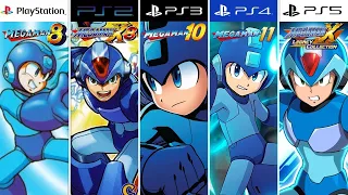 Mega Man PlayStation Evolution PS1-PS5