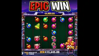 SANTA'S GREAT GIFT SLOT 🤑 MAX BET JACKPOT 🔥 BIG WIN €70.000 SPIN OMG‼️ #shorts