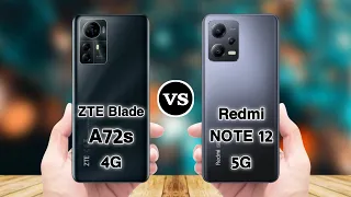 ZTE Blade A72s Vs Xiaomi redmi note 12