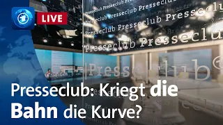 Presseclub: Zu alt, zu voll, zu spät: Kriegt die Deutsche Bahn die Kurve?