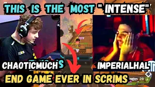 MOST INTENSE END GAME In ALGS SCRIMS - IMPERIALHAL & CHAOTICMUCH - Apex Legends Daily Moments