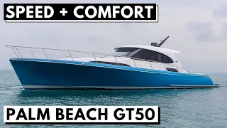 ЭКСПРЕСС-ТУР НА ЯХТЕ PALM BEACH GT50 / Роскошный крейсер Downeast Performance