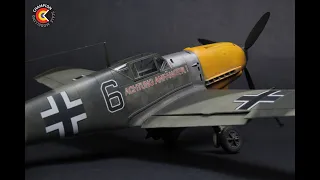 Hasegawa 1/48 Messerschmitt Bf109 E4/B 'Achtung Anfanger', Full Build Video