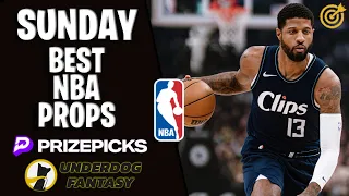 The Best NBA Picks on PRIZEPICKS  & UNDERDOG Today (Sunday April 21, 2024)