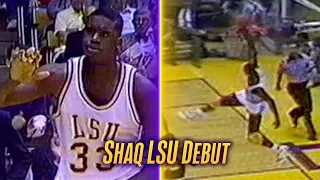 Shaquille O'Neal LSU Debut