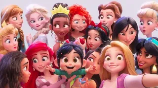 Disney Princess original vs wreck it ralph version.edit