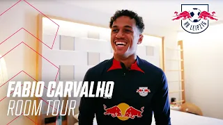 Playstation, Netflix, Bible - Room Tour with Fabio Carvalho | RB Leipzig training camp