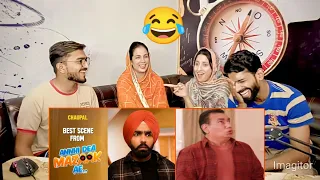 Reaction on Best Comedy Scene | Latest Punjabi Movie | Annhi Dea Mazaak Ae | Ammy Virk.