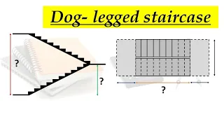 Staircase Design || Minimum Space Required for Staircase || Easy Method to Design Staircase