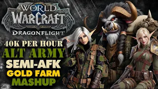 40K p/h - Semi AFK Farm Mashup for Big Gold  - World of Warcraft Dragonflight WOW Gold Farming Guide