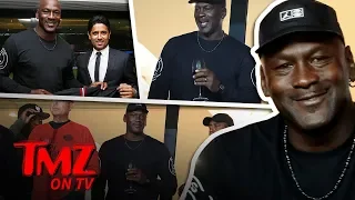 Michael Jordan Crushin' Fancy Wine at PSG Soccer Game | TMZ TV