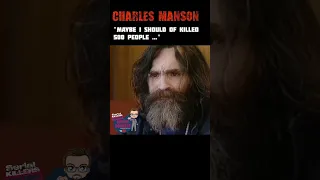 SERIAL KILLERS - CHARLES MANSON "I should have killed 500 people" #charlesmanson #killer #murdernews