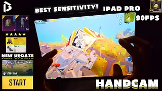 PUBG MOBILE!NEW SENSITIVITI ADN CONTROL SETTINGS NEW UPDATE🤴IPAD PRO 90 FPS 6-FINGERS CLAW ❤️HANDCAM