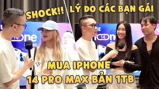 Mình thật sự shock với lý do các bạn gái này quyết định mua iPhone 14 Pro Max bản 1TB