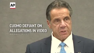 Cuomo defiant on allegations in video testimony