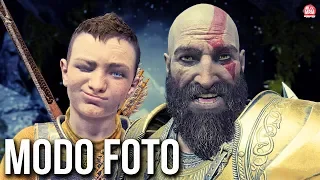 GOD OF WAR - O INCRÍVEL MODO FOTO || CONFERINDO OS DETALHES DE PERTO!