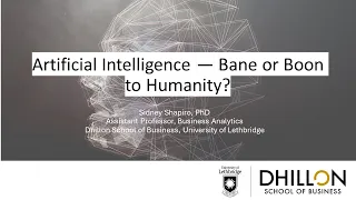 Artificial intelligence — bane or boon to humanity? - SACPA - April 11th, 2024