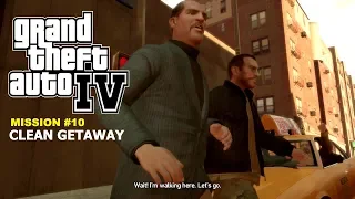 GTA 4 - MISSION #10 - CLEAN GETAWAY  (1440p)