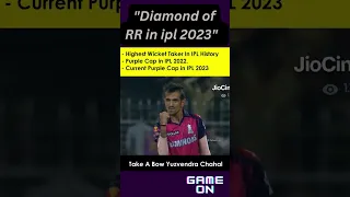 Yuzvendra Chahal: The Purple Cap Holder😍 and Record-Breaking Wicket-Taker of IPL 2023 : #ipl #short