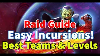 BEST Incursion 1 Raid Teams to Build! What Power Levels & Nodes To SIM? | MARVEL Strike Force
