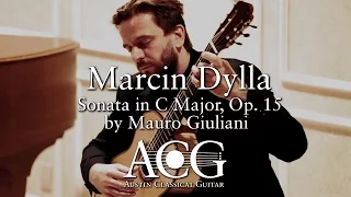 Marcin Dylla - Sonata in C Major, Op. 15 by Mauro Giuliani [ACG Benefit Concert]